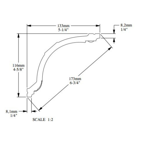 Декоративный гибкий карниз Orac Decor C216 Flex