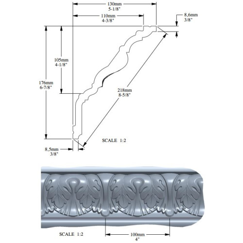 Декоративний карниз Orac Decor C219