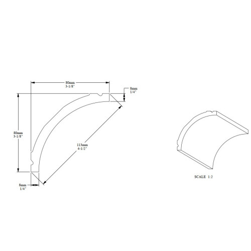 Декоративный гибкий карниз Orac Decor C240 Flex