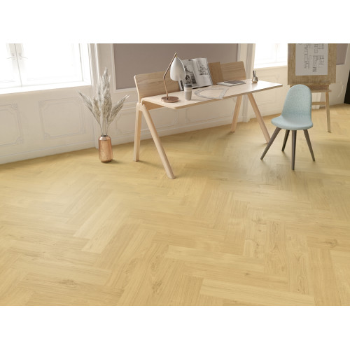 Вінілова підлога Ceramin Nuva Herringbone Glue Velvet Oak Brown 65203 (2,5 мм)