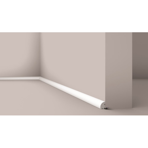 Плінтус підлоговий NMC WALLSTYL FL6 Білий