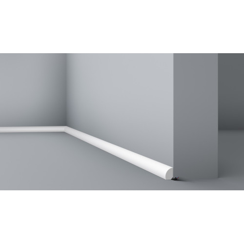 Плінтус підлоговий NMC WALLSTYL FL6 Білий