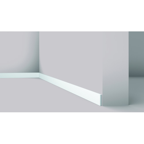 Плінтус підлоговий NMC WALLSTYL FL10 Білий