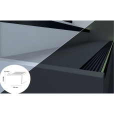 Профіль для сходів Dollken TKNG 2,5 40 Темно-сірий 146