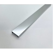 Профіль алюмінієвий вставка 25мм, полірований хром, 270 см Profilpas