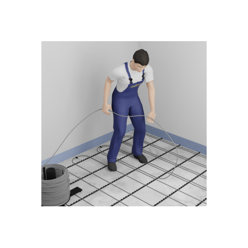 Водяной теплый пол PROVISIM PROVI-MONO - 1.0 м.кв Площадь обогрева 1.0 м.кв