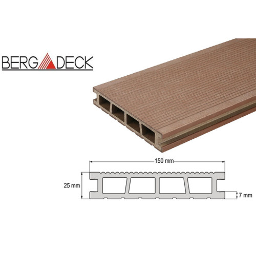 Терасна дошка Bergdeck Каштан (ДПК)