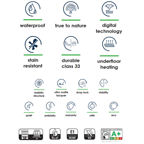 Вінілове покриття Barlinek SPC LVT Next Step AURA Joseph Oak (5,2 мм)