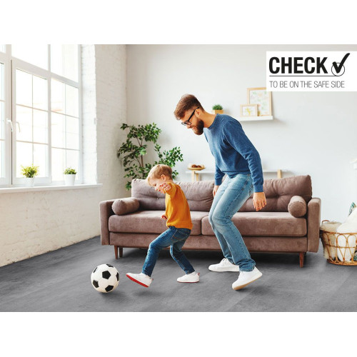 Вінілове покриття LVT CHECK Premium Tile XL Mettingen Сoncrete 2150E (клейовий 2,5 мм)