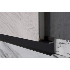 Плінтус алюмінієвий прихованого монтажу 20 мм (H-27)