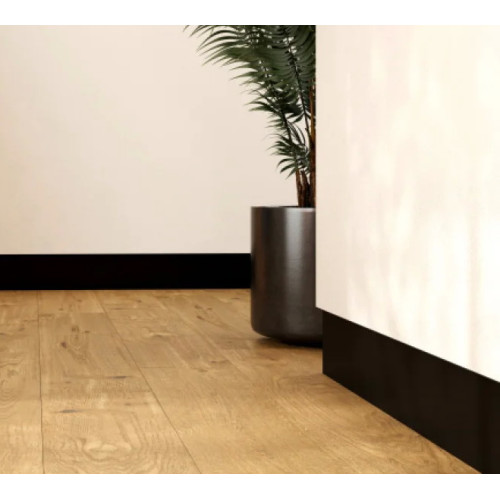 Плінтус алюмінієвий прихованого монтажу 80 мм