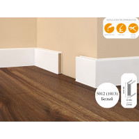 Плінтус МДФ Dollken Cubu flex 40 мм 5012 (1013) Білий