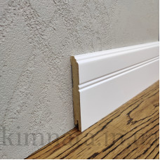 Плінтус МДФ LightForm 100х12х2000 мм Білий RAL 9003 MDF-LF03