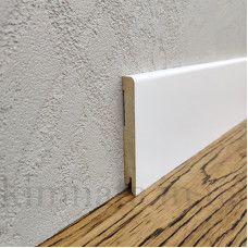 Плінтус МДФ прямий 100х12х2000 Білий RAL 9003 MDF-М100
