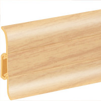 Плінтус пластиковий Cezar Premium Ясен світлий матовий