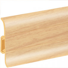 Плінтус пластиковий Cezar Premium Ясен світлий матовий