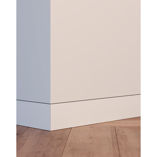 Алюмінієвий плінтус прихованого монтажу 60мм RAL ALU-S6015