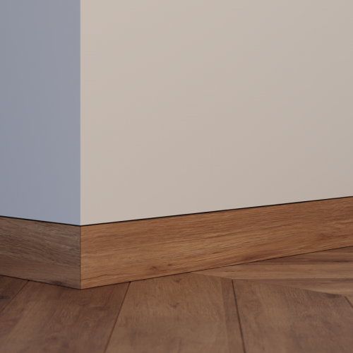 Алюмінієвий плінтус прихованого монтажу 90мм (без покриття) ALU-S9015