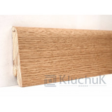 Плінтус Євро Дуб натуральний Lux 60х18х2400мм KLE60-01