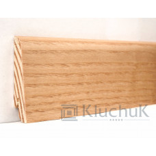 Плінтус Євро Ясен натуральний 60х18х2400мм KLE60-04 (На замовлення)
