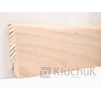 Плінтус Євро Ясен вибілений 60х18х2400мм KLE60-05 (На замовлення)