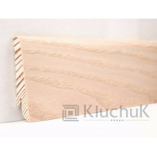 Плінтус Євро Ясен вибілений 60х18х2400мм KLE60-05 (На замовлення)