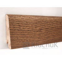 Плінтус Євро Дуб Мокка 60х18х2400мм KLE60-09