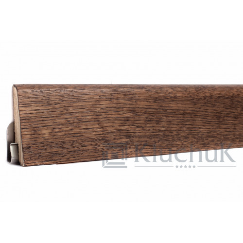Плінтус Євро Дуб Коньяк 60х18х2400мм KLE60-11