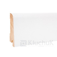 Плинтус Евро Дуб Белый 60х18х2400мм KLE60-12