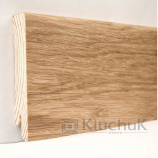 Плінтус Модерн Дуб натуральний 80х18х2400мм KLM80-01