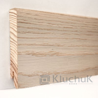 Плінтус Модерн Дуб вибілений 80х18х2400мм KLM80-02