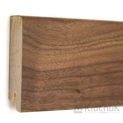 Плінтус Модерн Горіх американський 80х18х2400мм KLM80-06