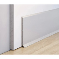 Плінтус алюмінієвий накладний 100 мм (Р-3-100А)