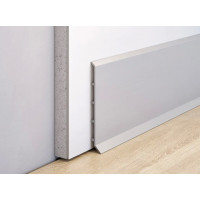 Плінтус алюмінієвий накладний 80 мм (Р-3-80А)