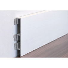 Плінтус - вставка універсальний алюмінієвий накладний з підсвічуванням LED 60 mm (P-5-60А)