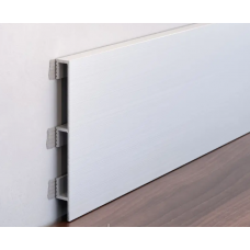 Плінтус - вставка універсальний алюмінієвий накладний з підсвічуванням LED 80 (P-5-80А)