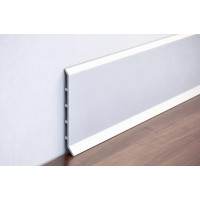 Плінтус алюмінієвий накладний 60 мм (Р-3-60А)