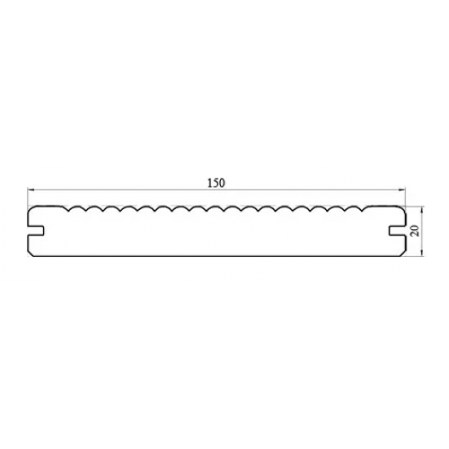 Терасна дошка TardeX 2D Professional Антрацит